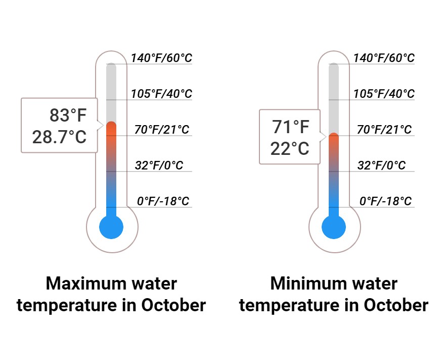 Average Sea temperature